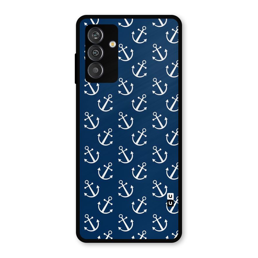 Anchor Zig Pattern Metal Back Case for Galaxy F13