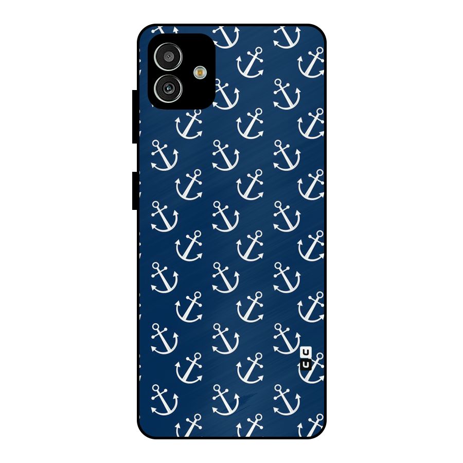Anchor Zig Pattern Metal Back Case for Galaxy M13 5G