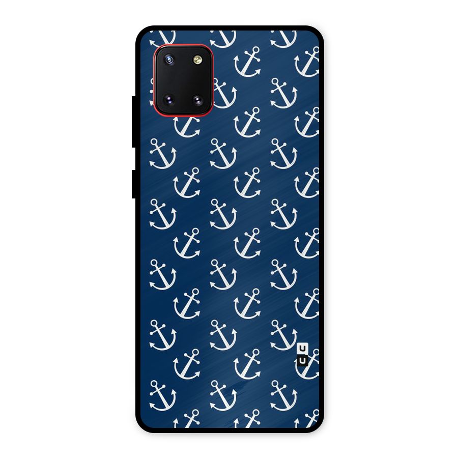 Anchor Zig Pattern Metal Back Case for Galaxy Note 10 Lite