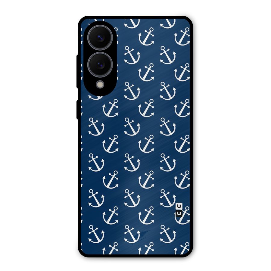 Anchor Zig Pattern Metal Back Case for Galaxy S25 Edge