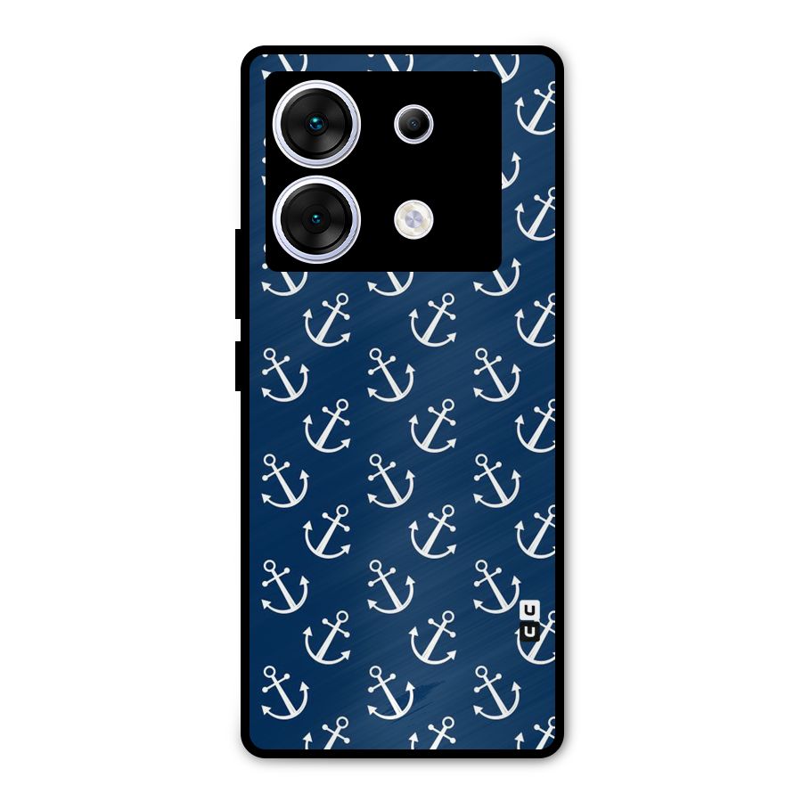 Anchor Zig Pattern Metal Back Case for Infinix Zero 30 5G