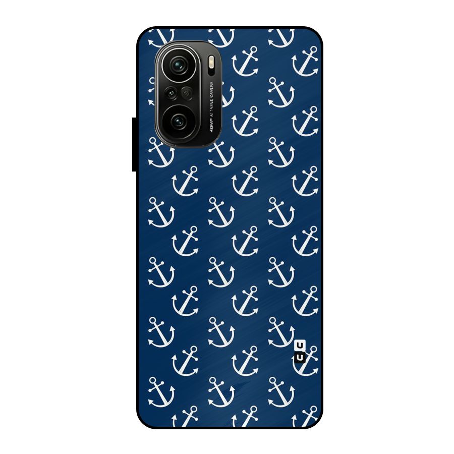 Anchor Zig Pattern Metal Back Case for Mi 11X Pro