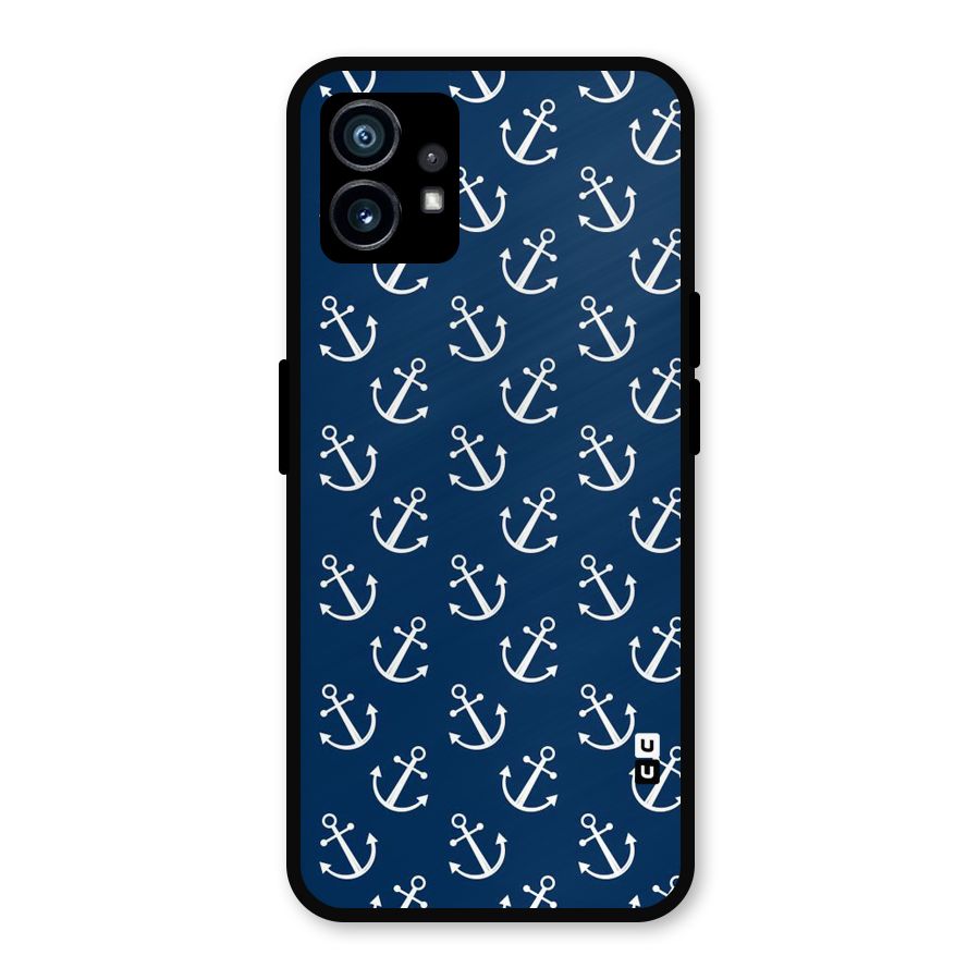 Anchor Zig Pattern Metal Back Case for Nothing Phone 1