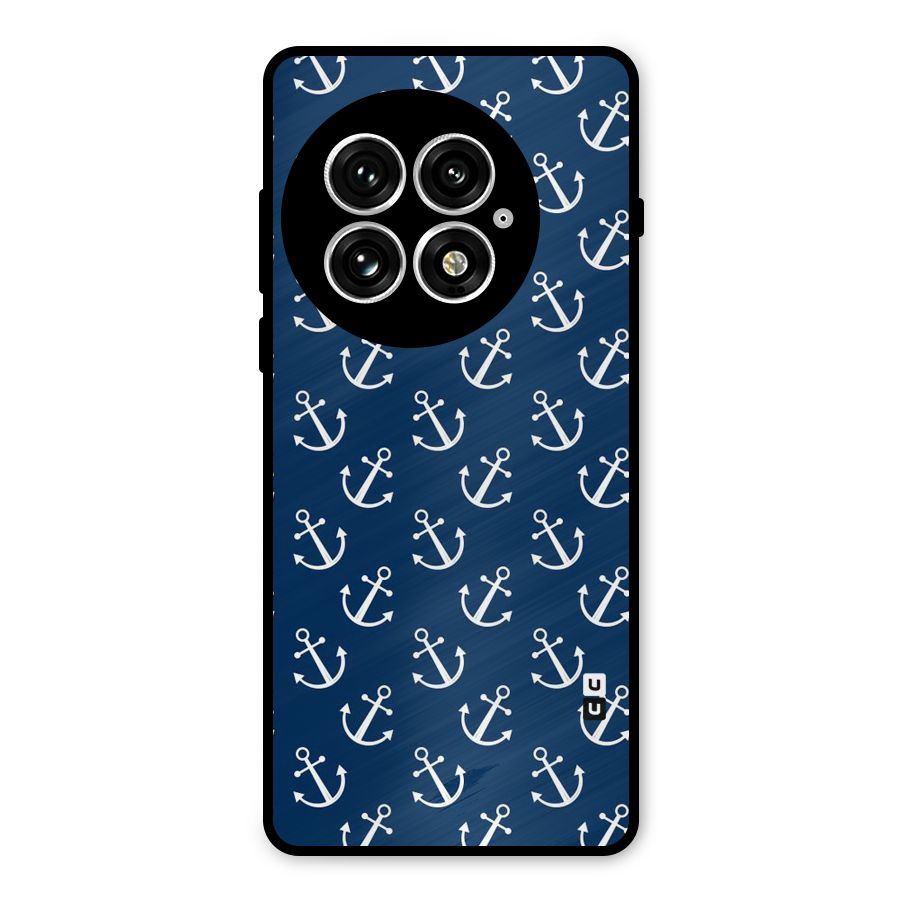 Anchor Zig Pattern Metal Back Case for OnePlus 13