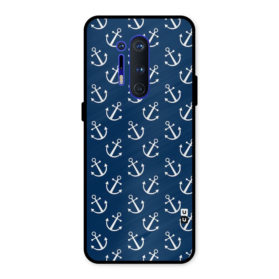 Anchor Zig Pattern Metal Back Case for OnePlus 8 Pro