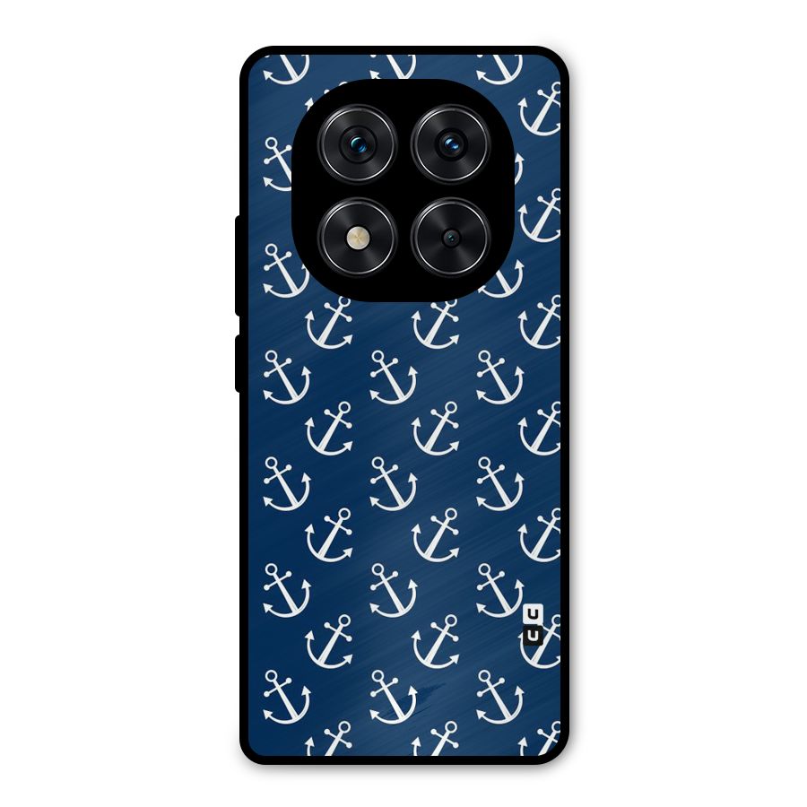 Anchor Zig Pattern Metal Back Case for Poco X7