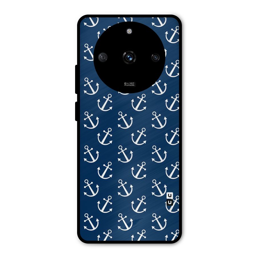 Anchor Zig Pattern Metal Back Case for Realme Narzo 60 5G