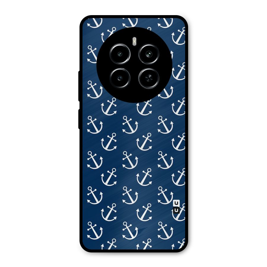 Anchor Zig Pattern Metal Back Case for Realme P1
