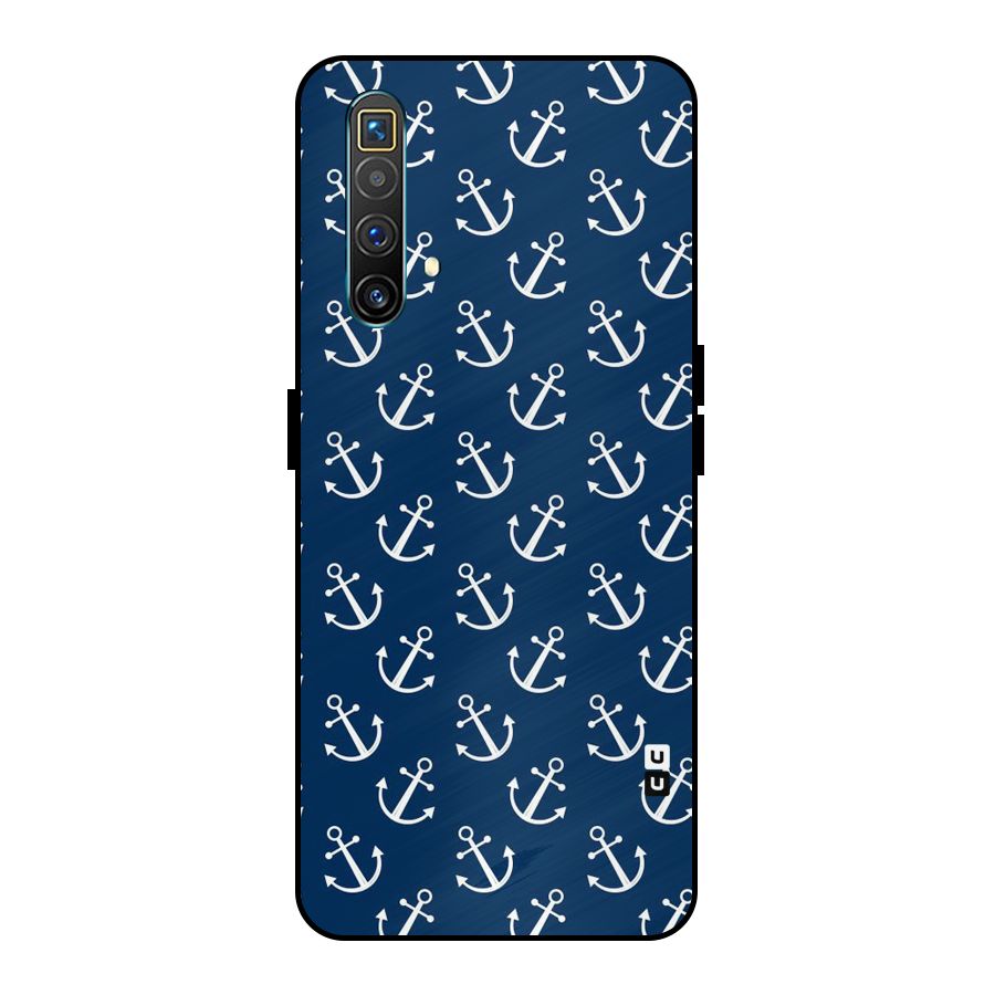 Anchor Zig Pattern Metal Back Case for Realme X3 SuperZoom