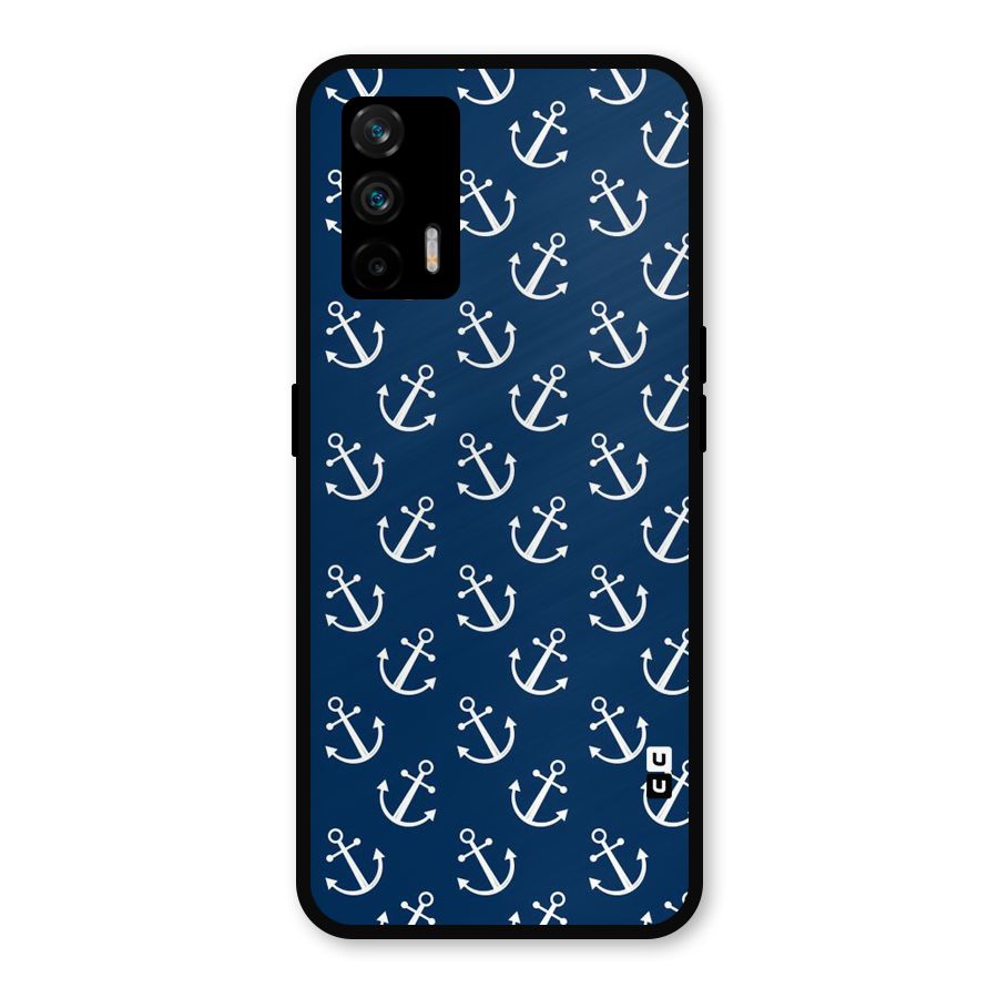 Anchor Zig Pattern Metal Back Case for Realme X7 Max