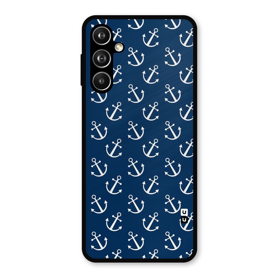 Anchor Zig Pattern Metal Back Case for Samsung Galaxy M54