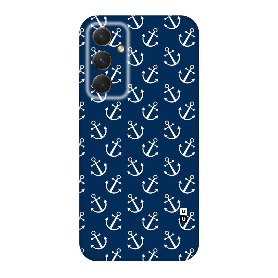 Anchor Zig Pattern Original Polycarbonate Back Case for Galaxy A54