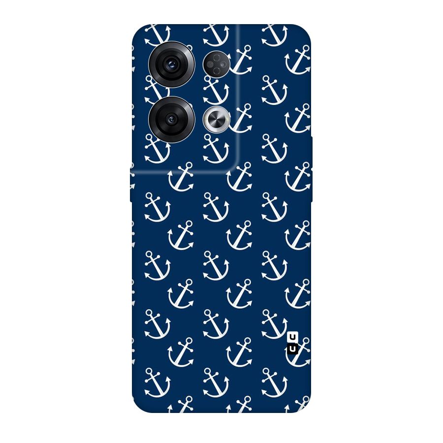 Anchor Zig Pattern Original Polycarbonate Back Case for Oppo Reno8 Pro 5G