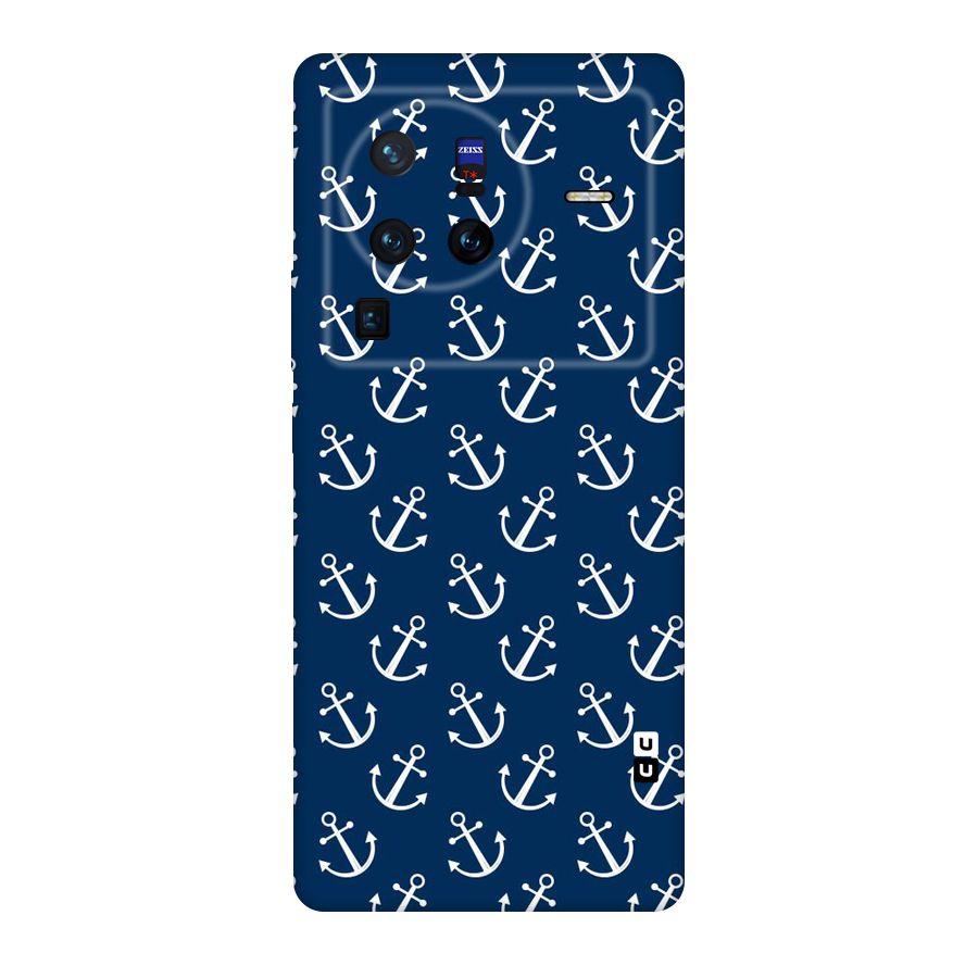 Anchor Zig Pattern Original Polycarbonate Back Case for Vivo X80