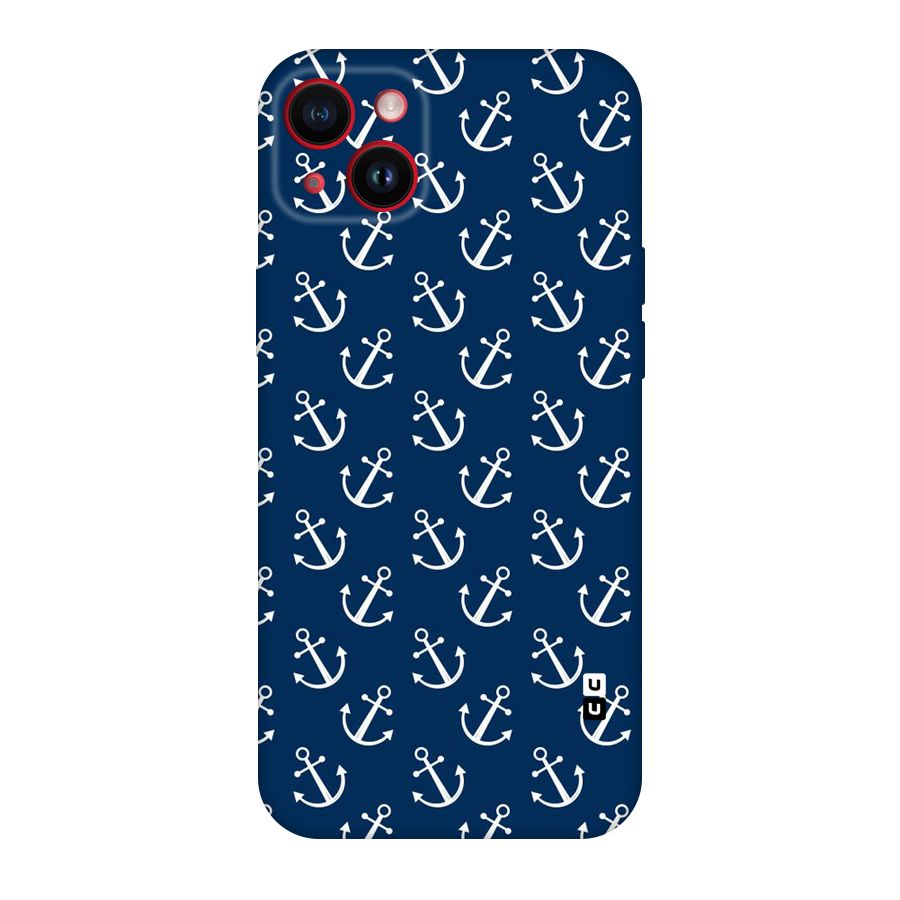 Anchor Zig Pattern Original Polycarbonate Back Case for iPhone 14 Plus