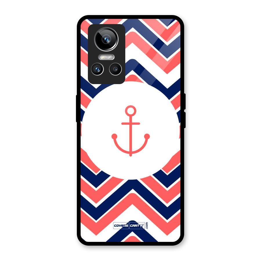 Anchor Zig Zag Glass Back Case for Realme GT Neo 3