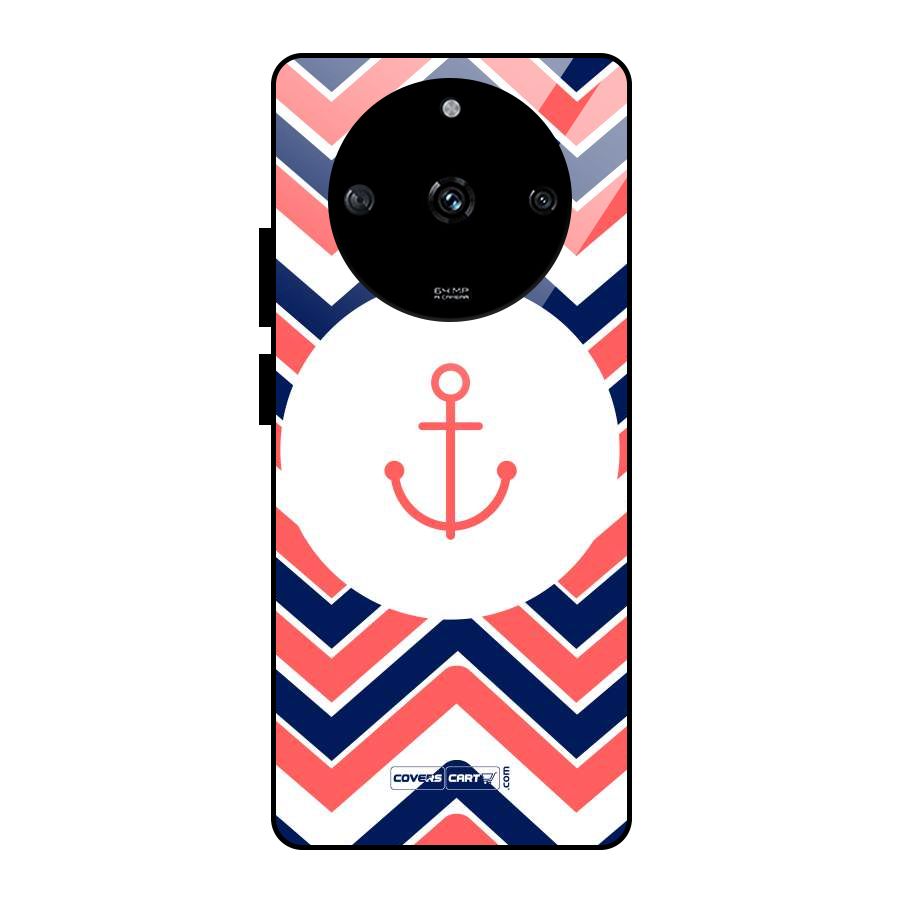 Anchor Zig Zag Glass Back Case for Realme Narzo 60 5G