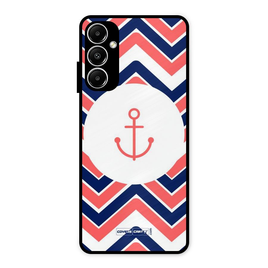 Anchor Zig Zag Metal Back Case for Galaxy A05s