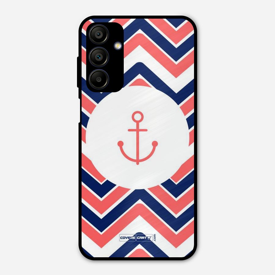Anchor Zig Zag Metal Back Case for Galaxy A15 5G