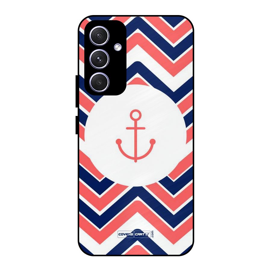 Anchor Zig Zag Metal Back Case for Galaxy A54