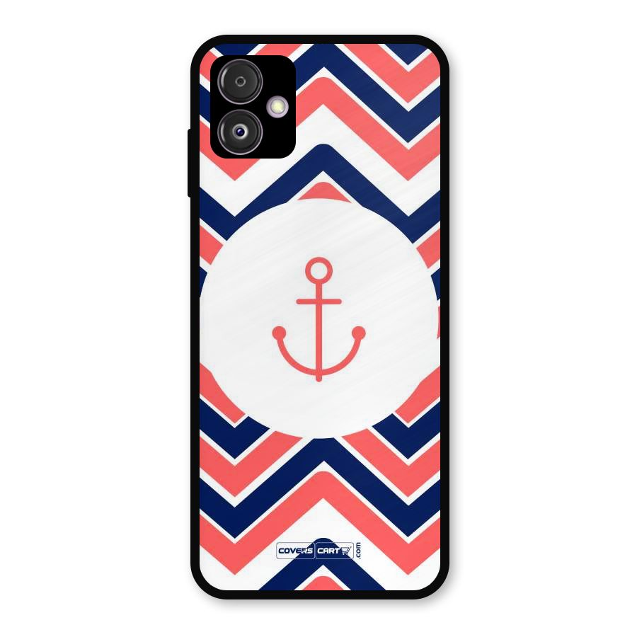 Anchor Zig Zag Metal Back Case for Galaxy F14