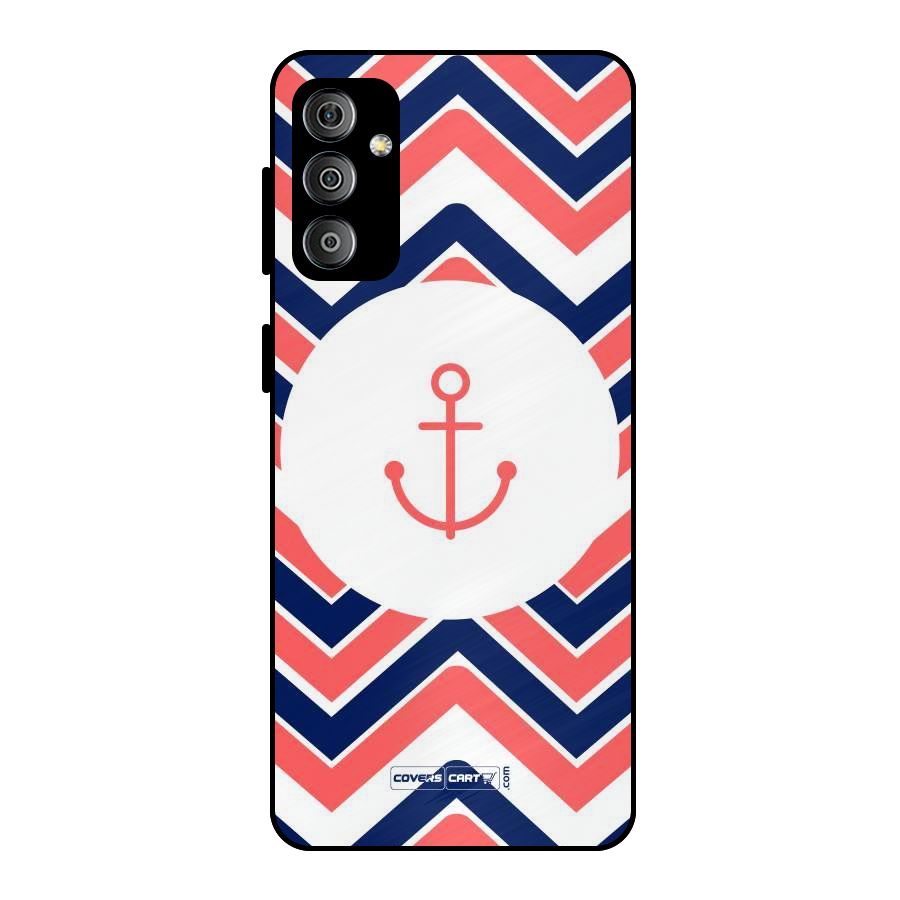 Anchor Zig Zag Metal Back Case for Galaxy F23