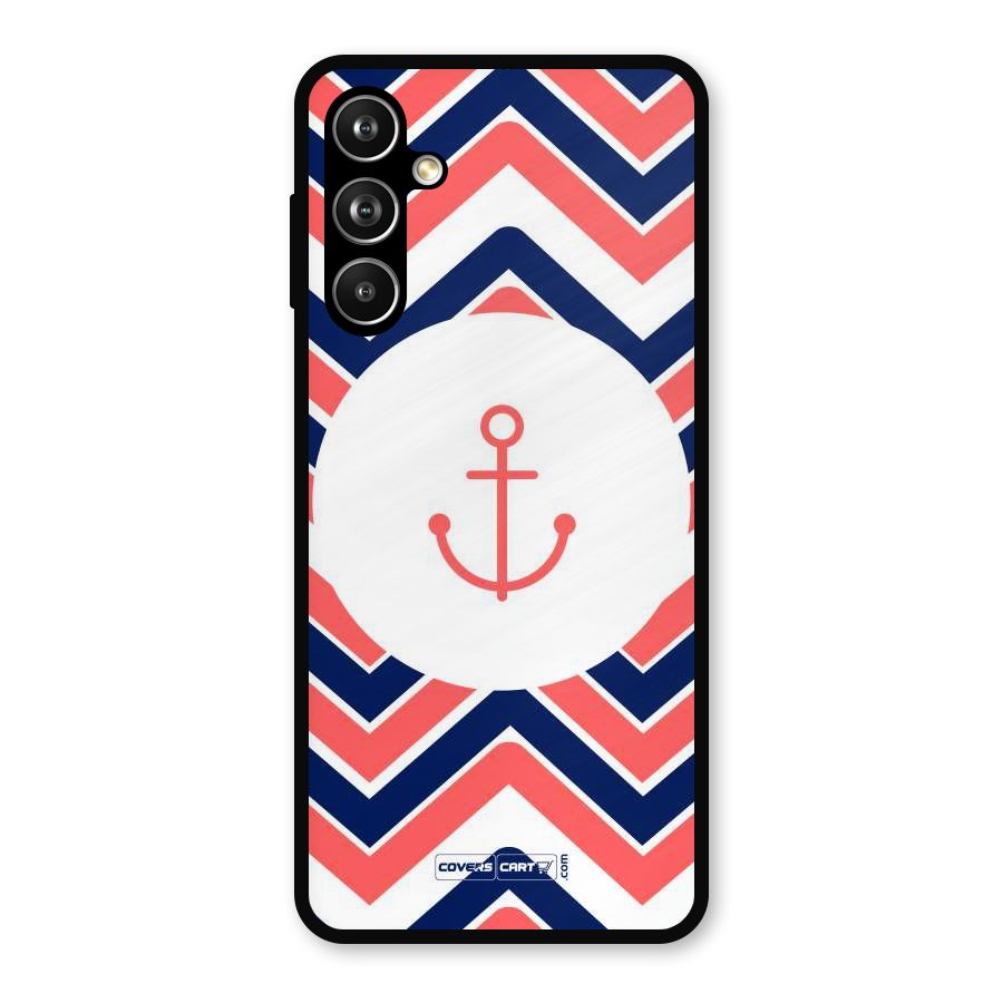 Anchor Zig Zag Metal Back Case for Galaxy F54