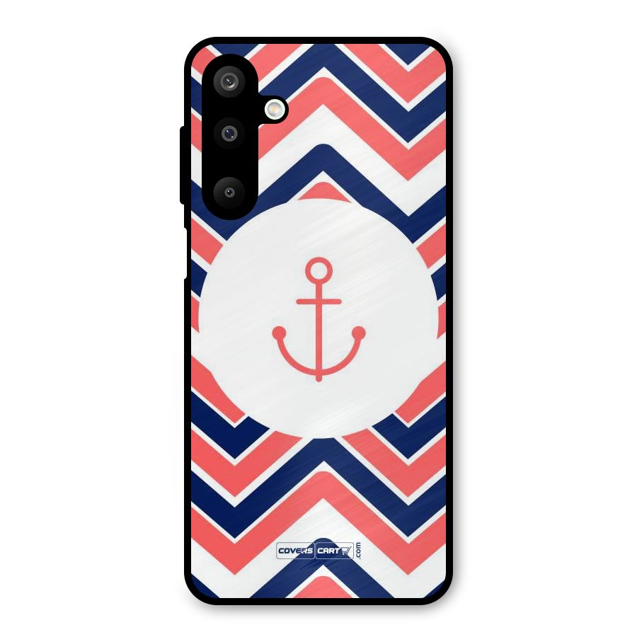 Anchor Zig Zag Metal Back Case for Galaxy M16