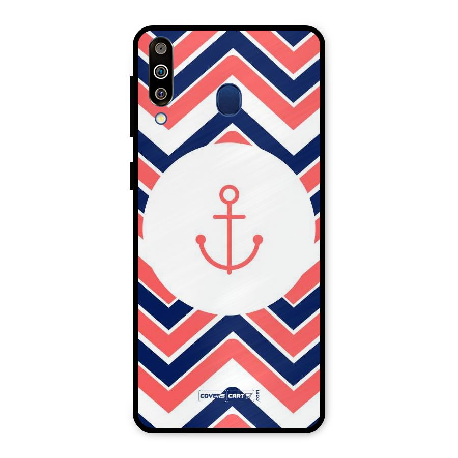 Anchor Zig Zag Metal Back Case for Galaxy M30