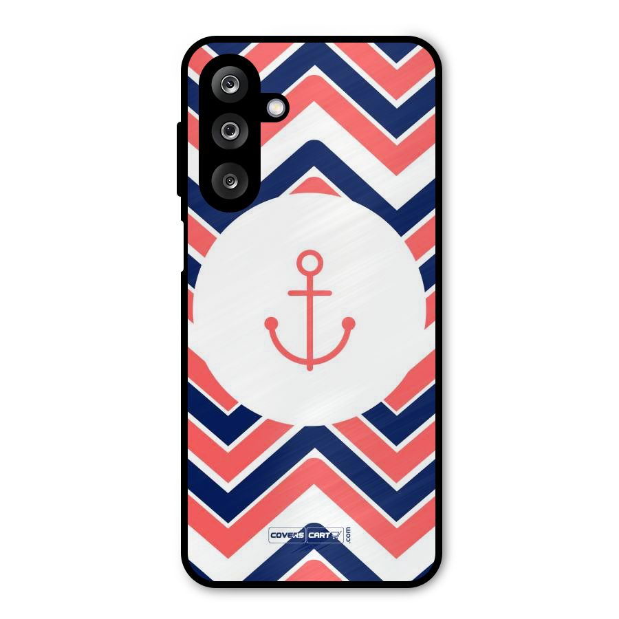 Anchor Zig Zag Metal Back Case for Galaxy M36