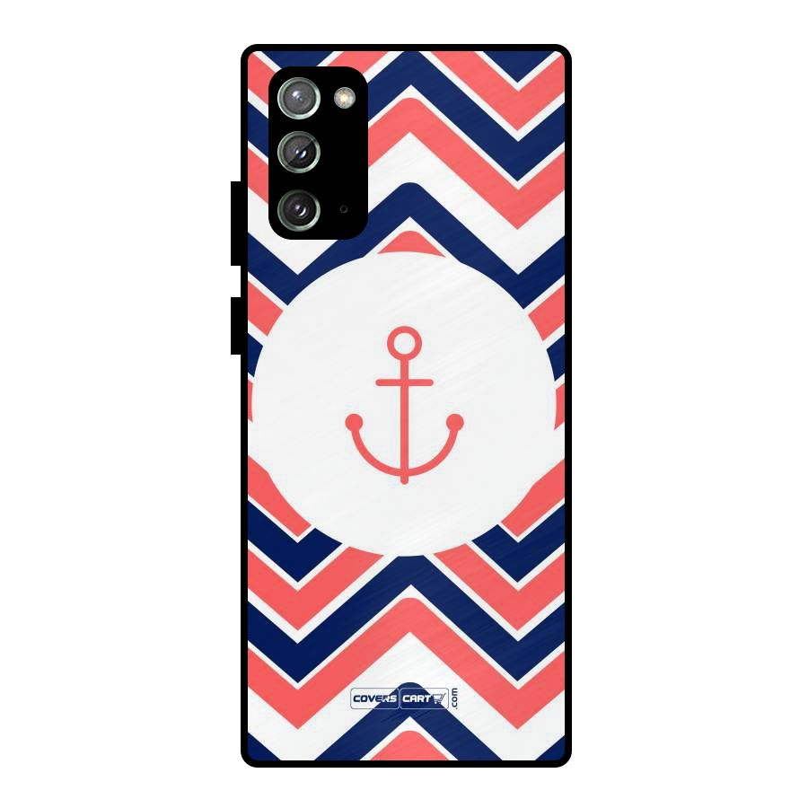 Anchor Zig Zag Metal Back Case for Galaxy Note 20