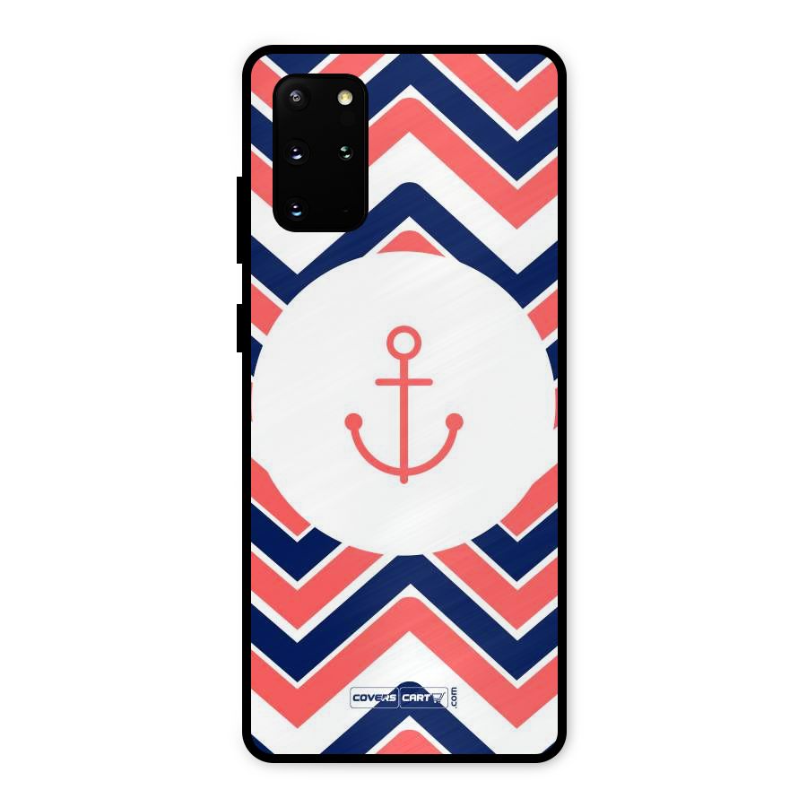 Anchor Zig Zag Metal Back Case for Galaxy S20 Plus