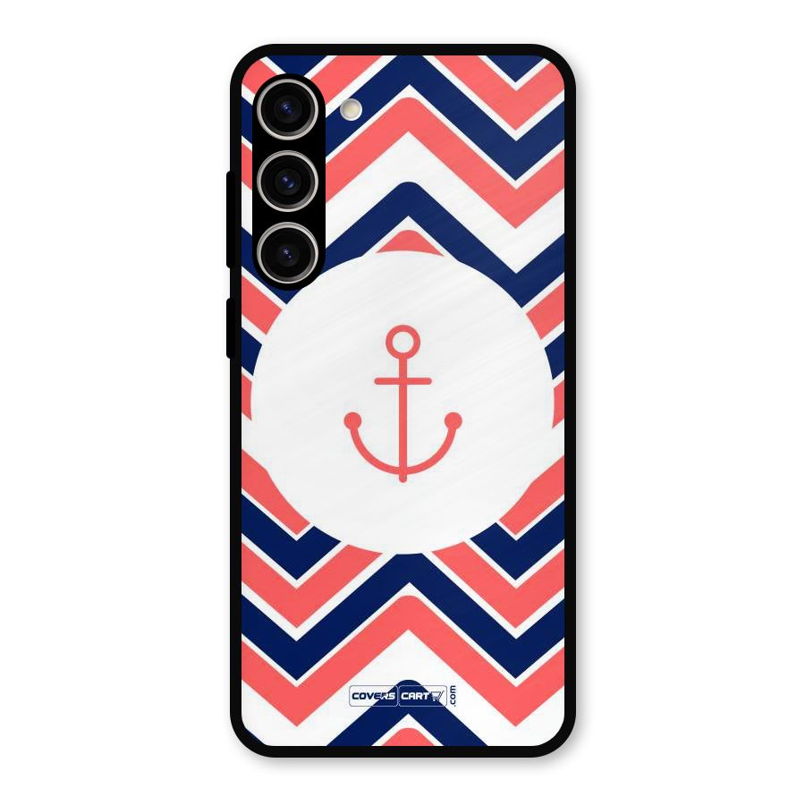 Anchor Zig Zag Metal Back Case for Galaxy S23 Plus