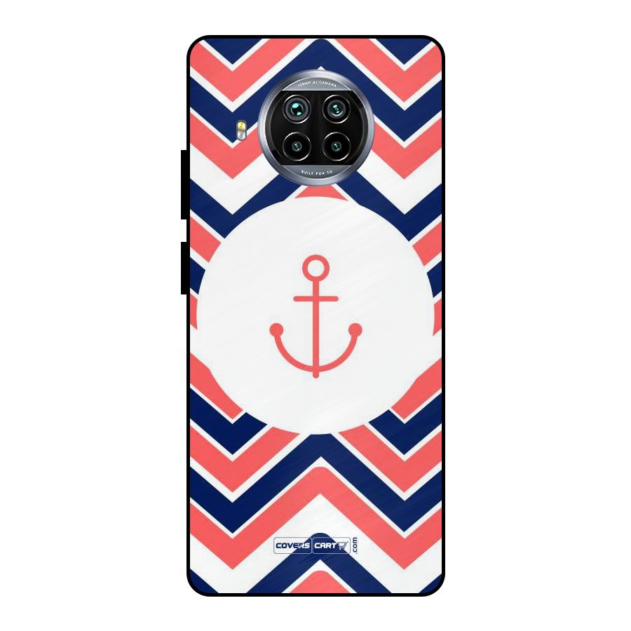 Anchor Zig Zag Metal Back Case for Mi 10i