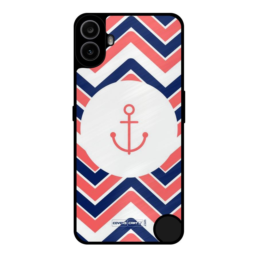 Anchor Zig Zag Metal Back Case for Nothing CMF Phone 1