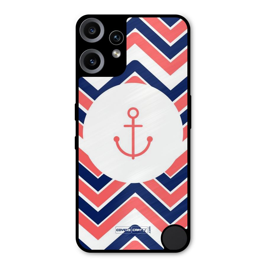 Anchor Zig Zag Metal Back Case for Nothing CMF Phone 2 Pro