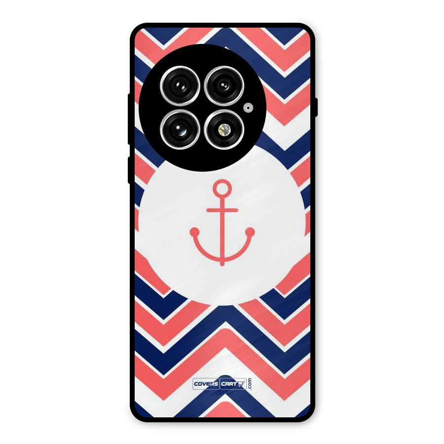 Anchor Zig Zag Metal Back Case for OnePlus 13
