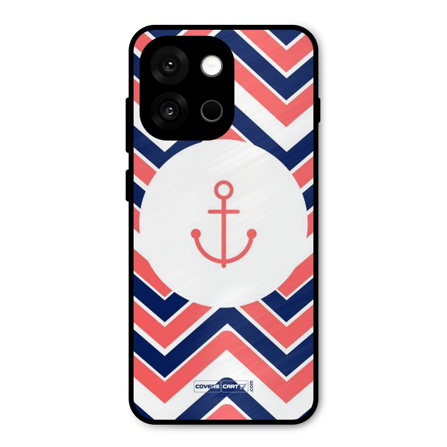 Anchor Zig Zag Metal Back Case for OnePlus 13s