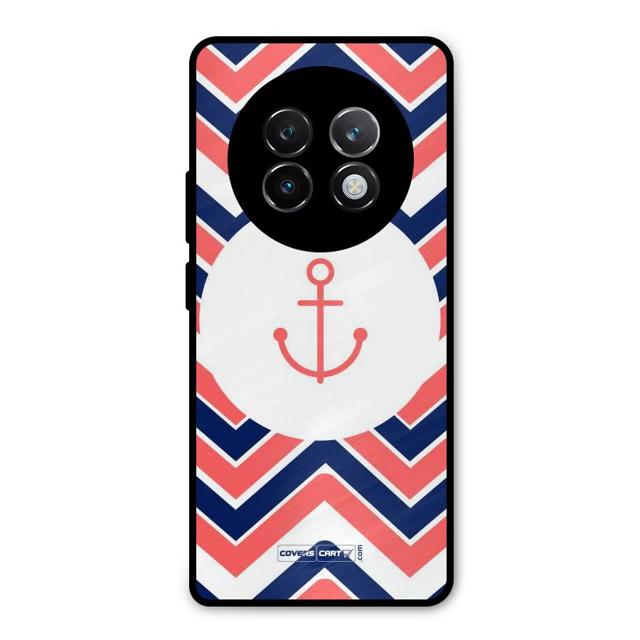 Anchor Zig Zag Metal Back Case for Realme 13 Plus