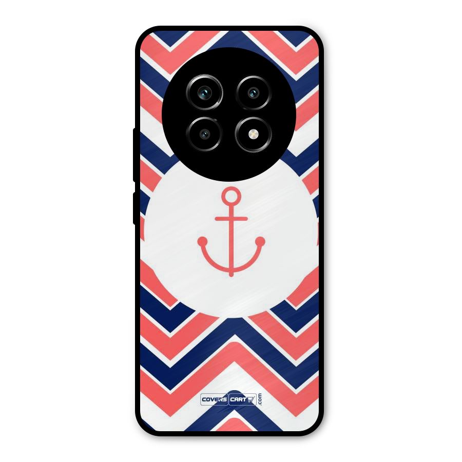 Anchor Zig Zag Metal Back Case for Realme 13 Pro