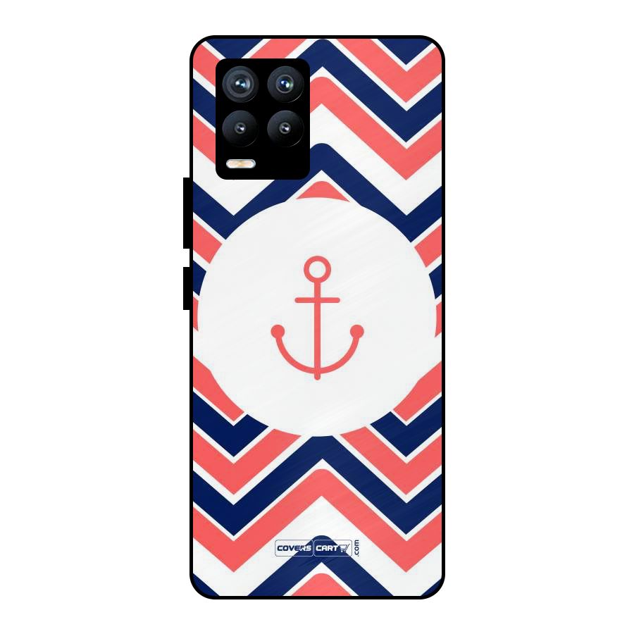 Anchor Zig Zag Metal Back Case for Realme 8 Pro