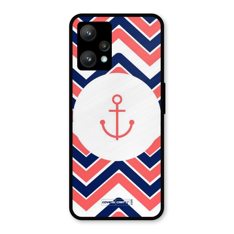 Anchor Zig Zag Metal Back Case for Realme 9 Pro Plus 5G