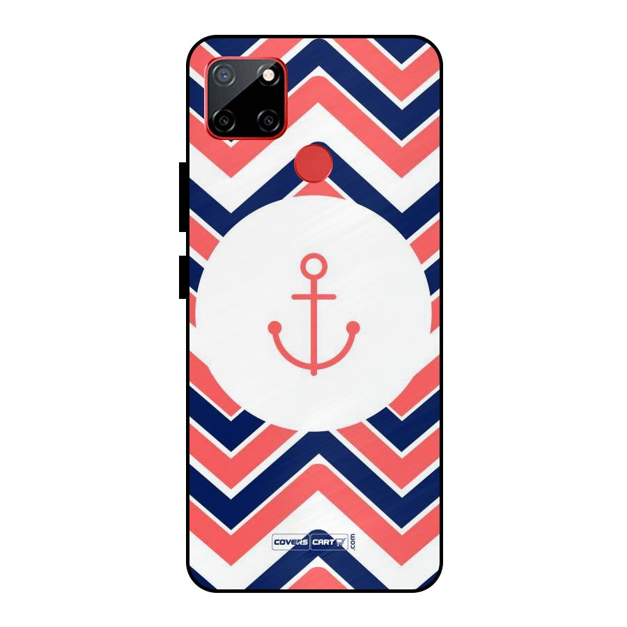 Anchor Zig Zag Metal Back Case for Realme C12