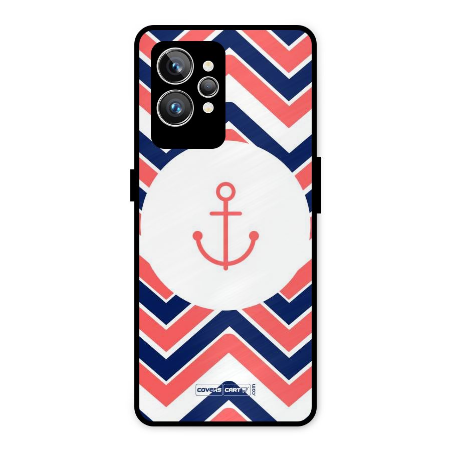 Anchor Zig Zag Metal Back Case for Realme GT2 Pro