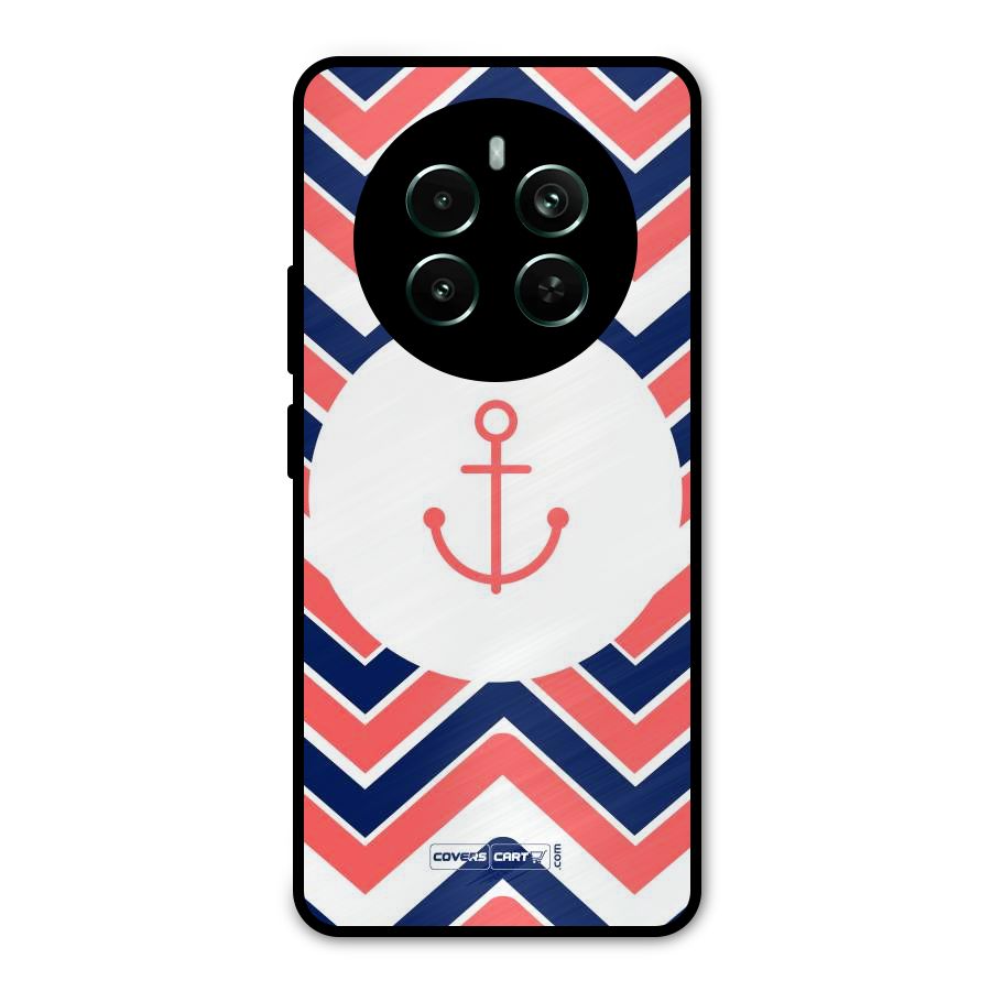 Anchor Zig Zag Metal Back Case for Realme Narzo 70 Pro
