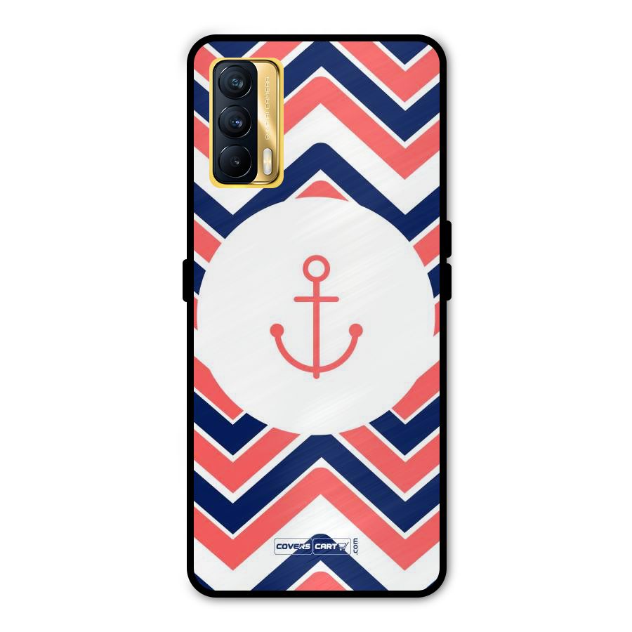 Anchor Zig Zag Metal Back Case for Realme X7
