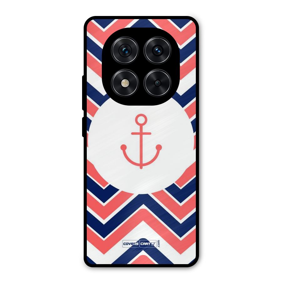Anchor Zig Zag Metal Back Case for Redmi Note 14 Pro 5G