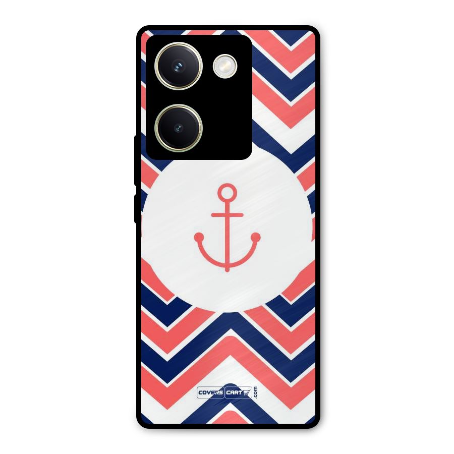 Anchor Zig Zag Metal Back Case for Vivo Y200 Pro