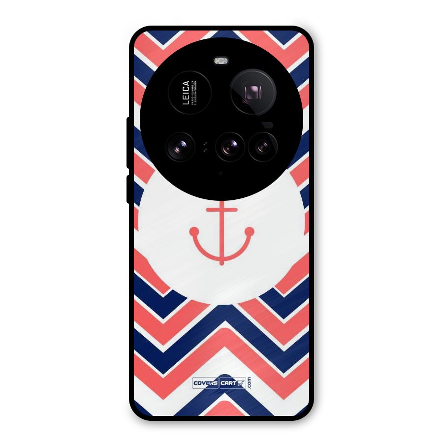 Anchor Zig Zag Metal Back Case for Xiaomi 15 Ultra