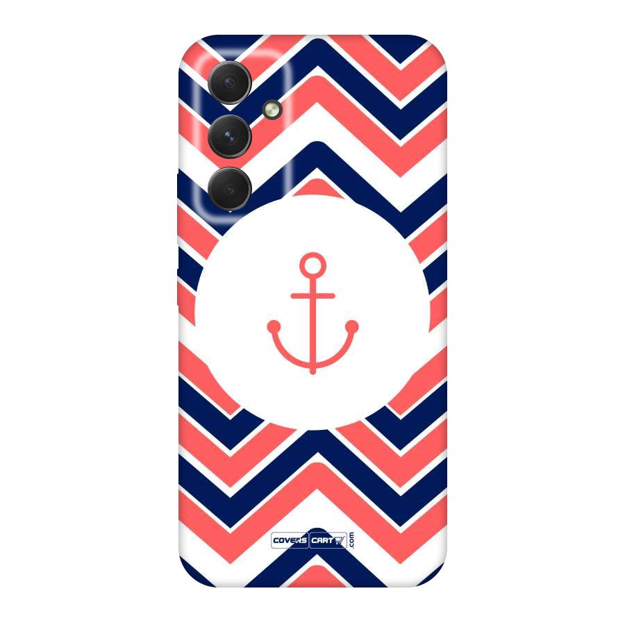 Anchor Zig Zag Original Polycarbonate Back Case for Galaxy A54